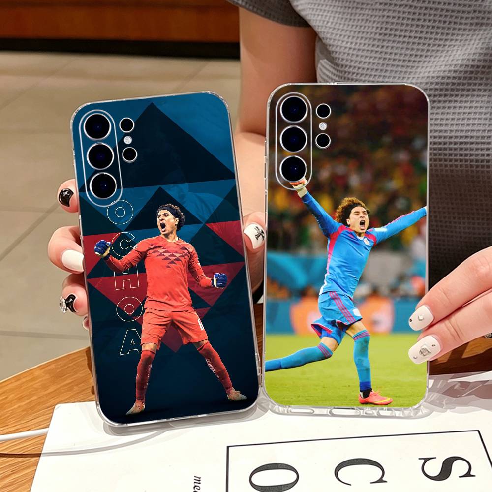 Street Fashion Store - G-Guillermo Ochoa เคสโทรศัพท์สำหรับซัมซุง S25,S24,S21,S22,S23,S30,Ultra,S20,Plus,Fe,Note,10,9,5G ฝาครอบโปร่งใส