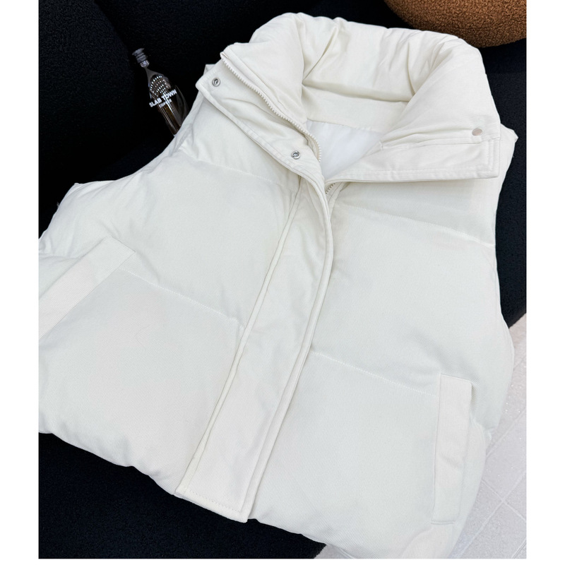 เสื้อกั๊กกันหนาวผู้หญิง คอตั้ง - Puffer Vest Padded บทวิจารณ์และราคา