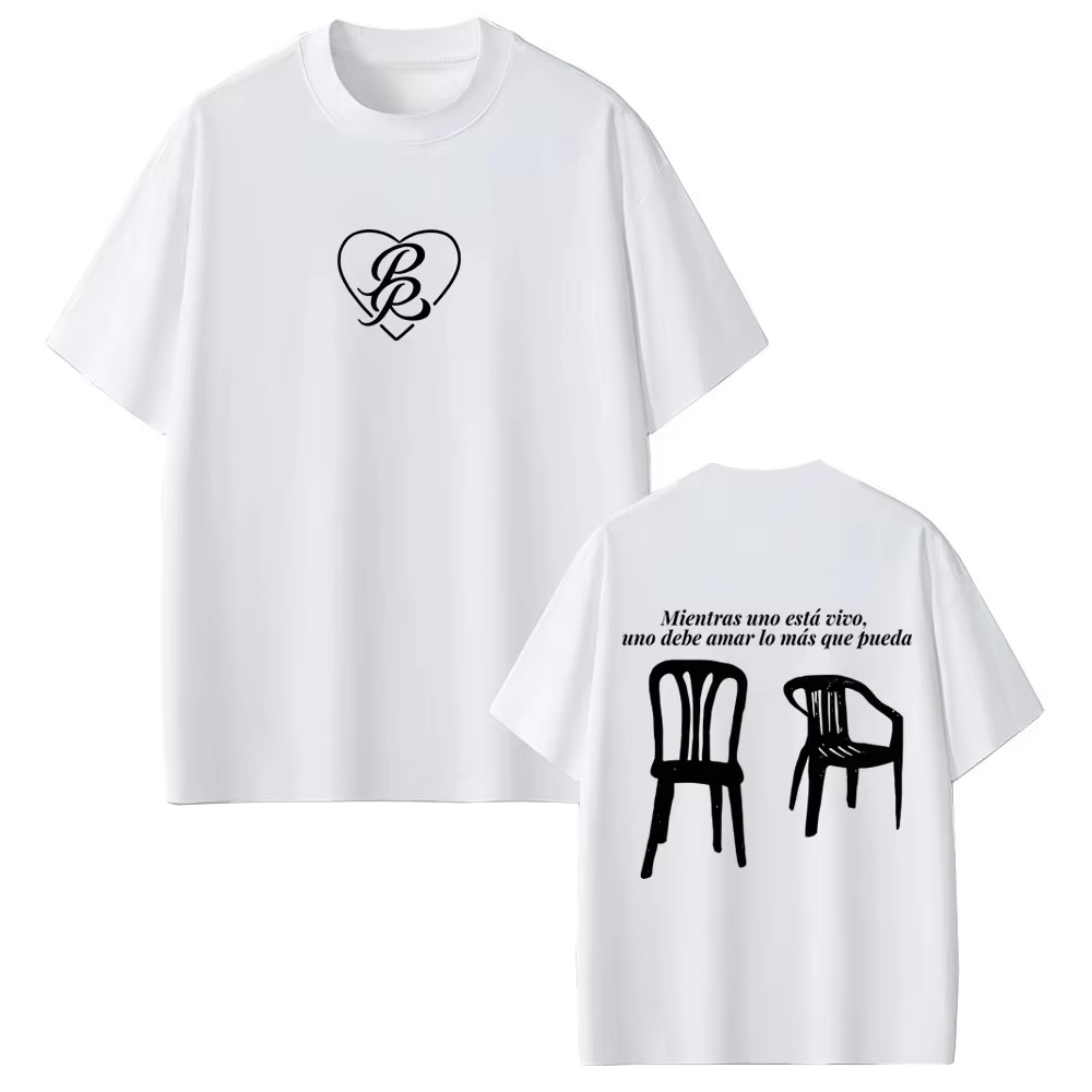 เสื้อยืดแร็ปเปอร์ Bad Bunny รุ - Foto Street Fashion บทวิจารณ์และราคา