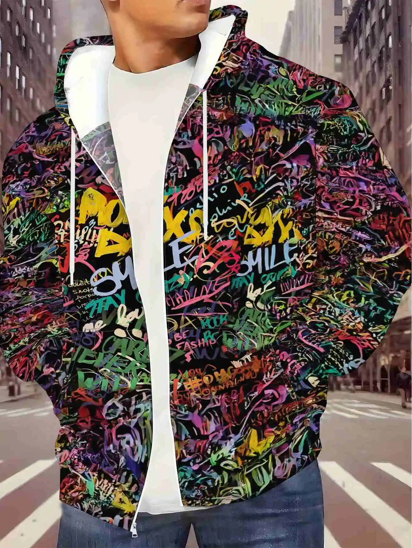 เสื้อแจ็คเก็ตกันลมมีฮู้ดสไตล์ส - Street Fashion Vogue บทวิจารณ์และราคา