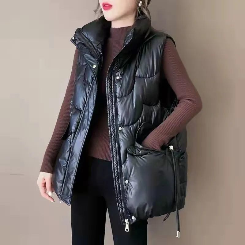 เสื้อกั๊กผ้าฝ้ายแบบหนาสำหรับผู - Puffer Vest Padded บทวิจารณ์และราคา