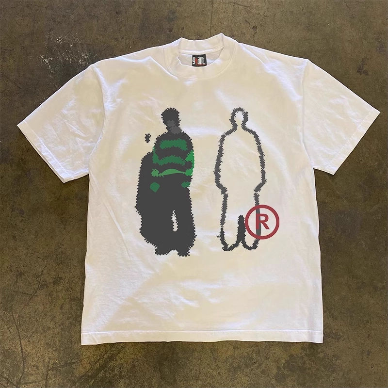 เสื้อยืดพิมพ์ลายฮิปฮอป ขนาดเอเ - Street Fashion Asian Men บทวิจารณ์และราคา