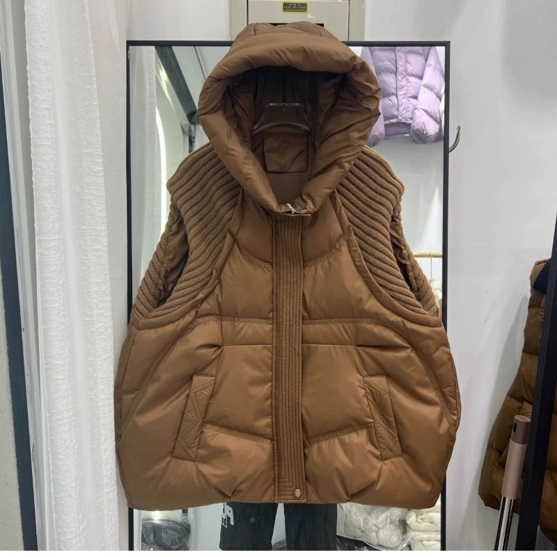 เสื้อกั๊กผู้หญิงมีฮู้ดบุด้วยใย - Puffer Vest Padded บทวิจารณ์และราคา