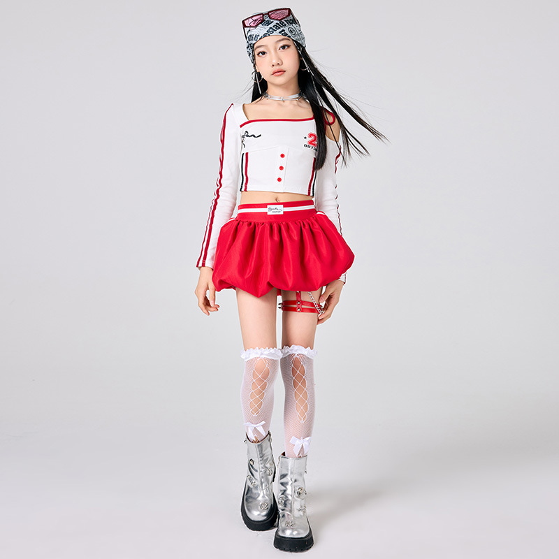 เสื้อผ้าฮิปฮอปสำหรับเด็กผู้หญิ - Street Fashion Kpop บทวิจารณ์และราคา