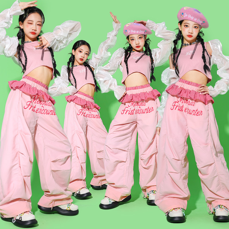 เสื้อผ้าเต้นแจ๊สสำหรับสาวๆ ชุด - Street Fashion Kpop บทวิจารณ์และราคา