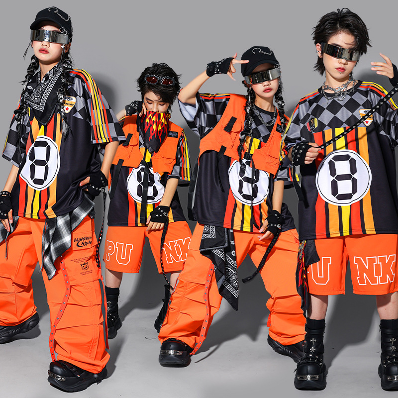 ชุดเสื้อผ้าฮิปฮอปสำหรับเด็กผู้ - Street Fashion Kpop บทวิจารณ์และราคา