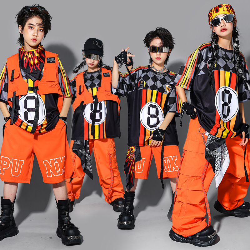 ชุดเสื้อผ้าฮิปฮอปสำหรับเด็กผู้ - Street Fashion Kpop บทวิจารณ์และราคา