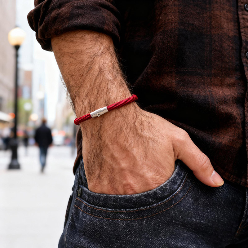 สร้อยข้อมือถักมือ เกรด A พร้อม - Street Fashion Of Milan บทวิจารณ์และราคา