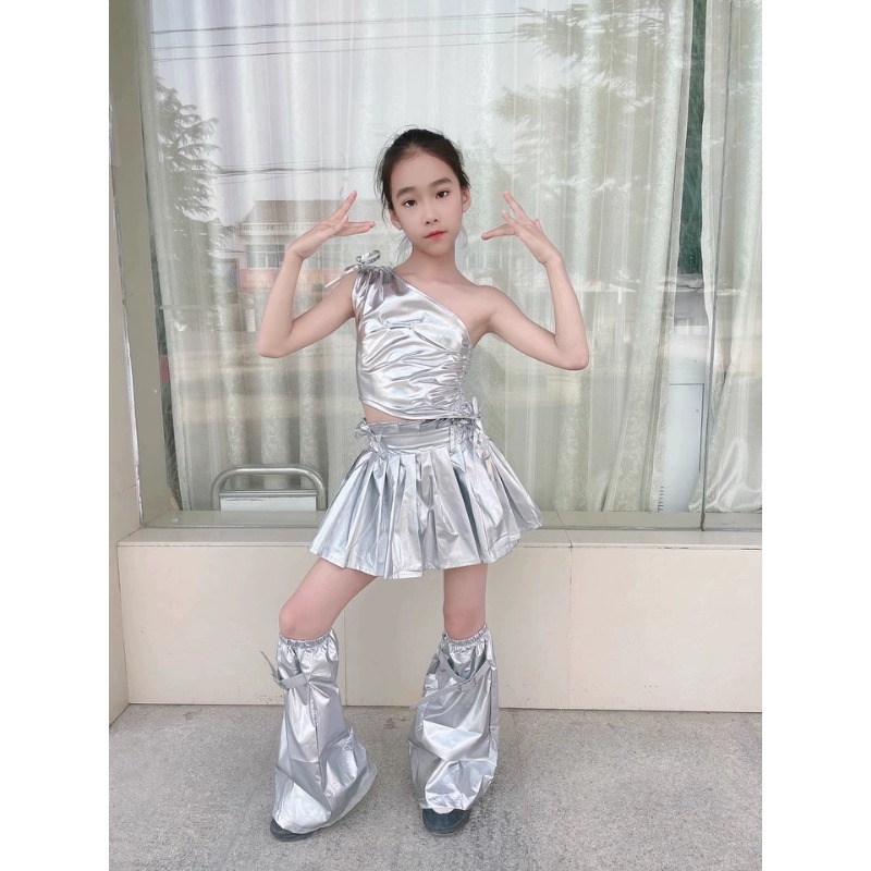 ชุดเต้นแจ๊สเคป๊อปสำหรับเด็กผู้ - Street Fashion Kpop บทวิจารณ์และราคา