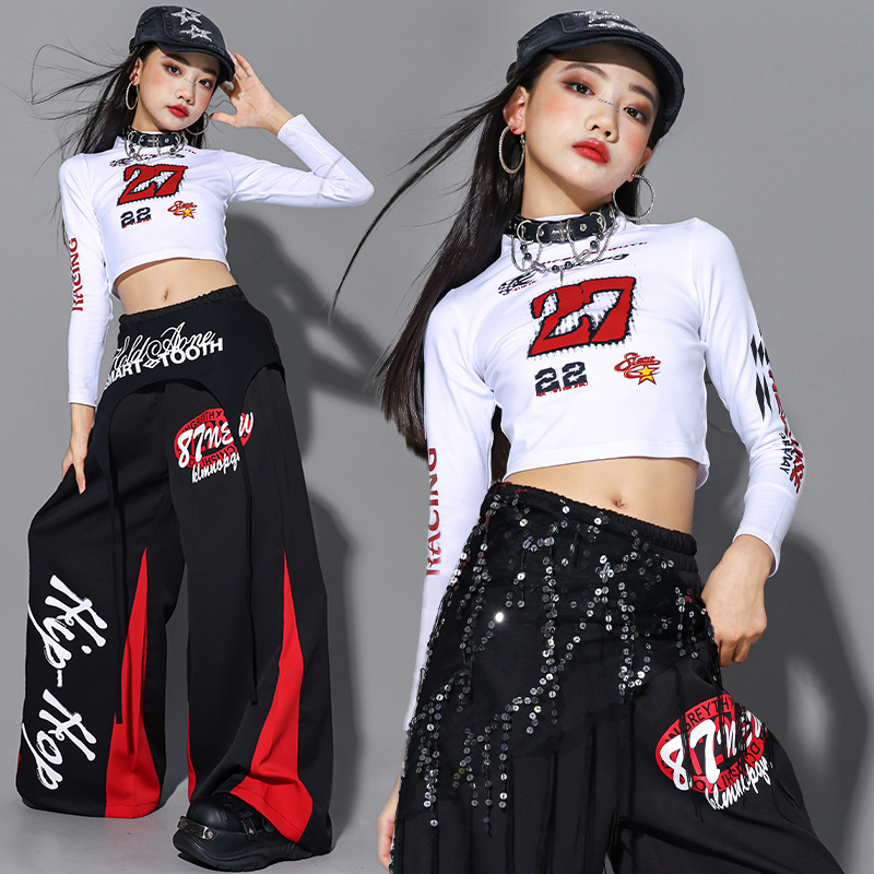 2025 เสื้อผ้าเต้นรำแจ๊สสาวเคป๊ - Street Fashion Kpop บทวิจารณ์และราคา