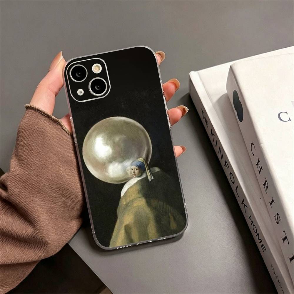 เคสโทรศัพท์ลายสาวน้อยกับต่างหู - Street Fashion Store บทวิจารณ์และราคา